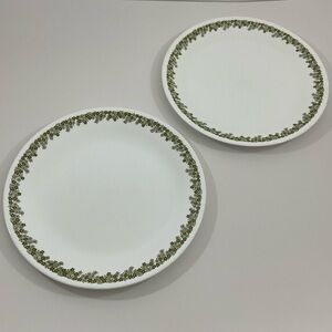 Corelle Spring Blossom Green Dinner Plate 10 1/4”